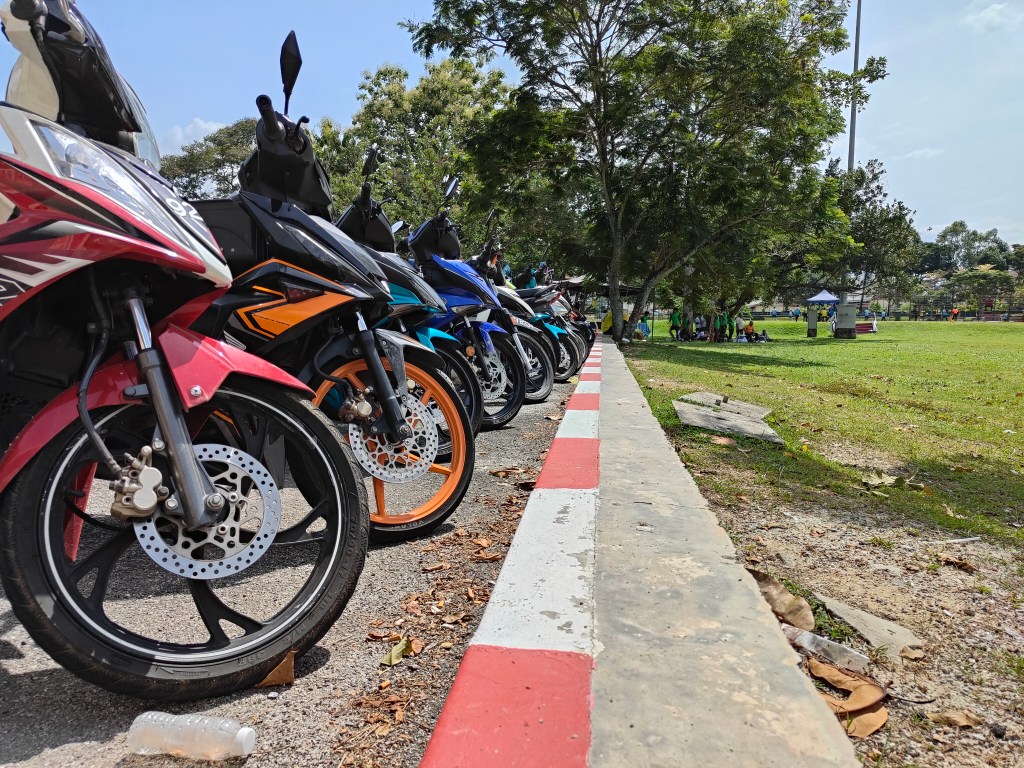 Unedited, the colours look muted. 