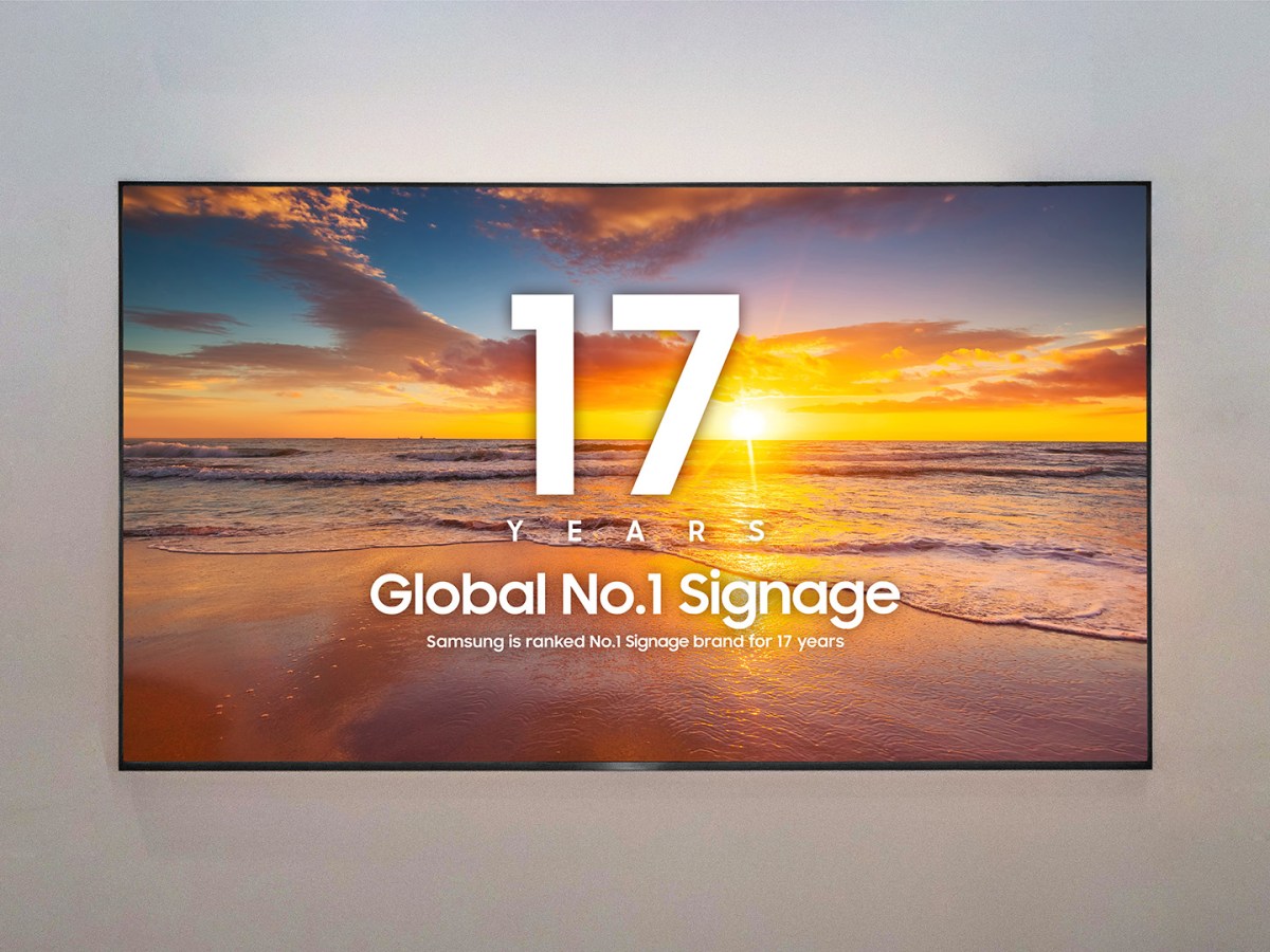 Samsung Marks 17 Years as Global Commercial Display Leader