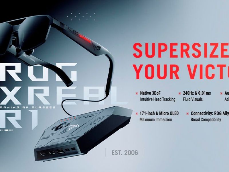 ROG, XREAL Announce Global Availability of AR Glasses