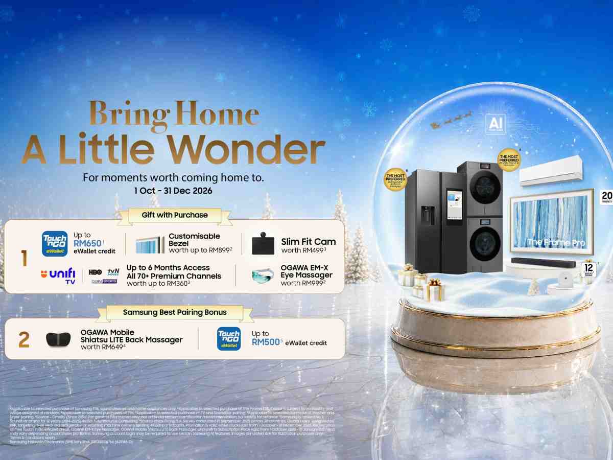 Samsung Malaysia Launches Year-End Promotion Campaign Offering Products and eWallet Credits